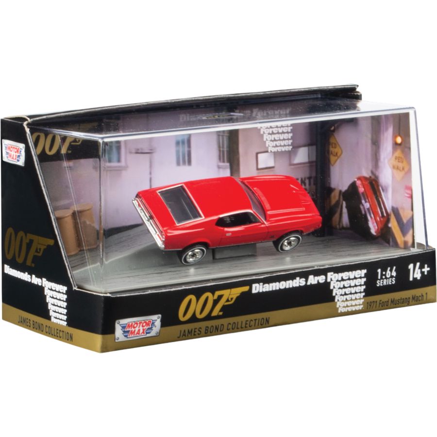 James Bond Collection - 3" Diorama Diamonds Are Forever (1971 Ford Mustang Mach I )