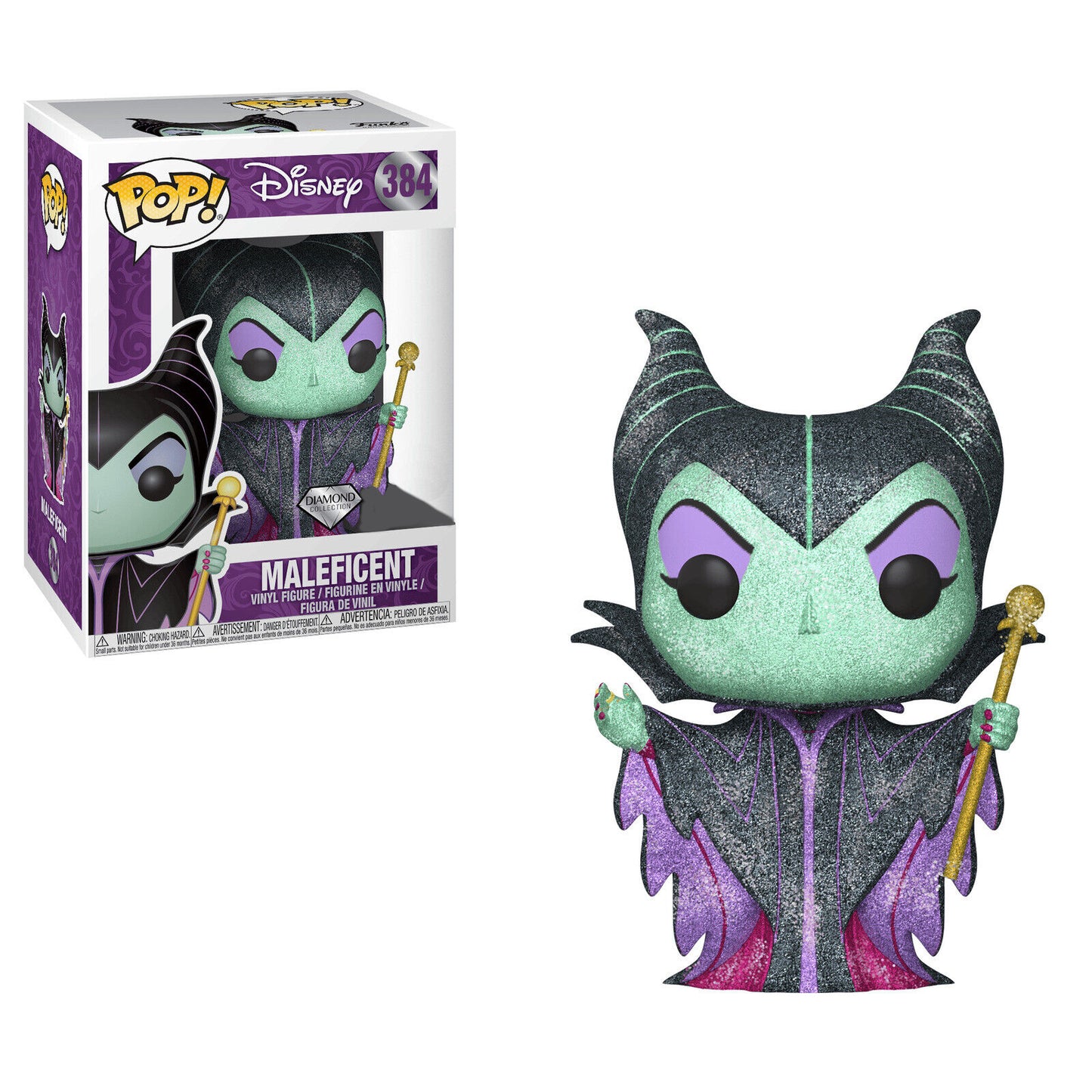Sleeping Beauty - Maleficent Diamond Glitter US Exclusive Pop! Vinyl #384