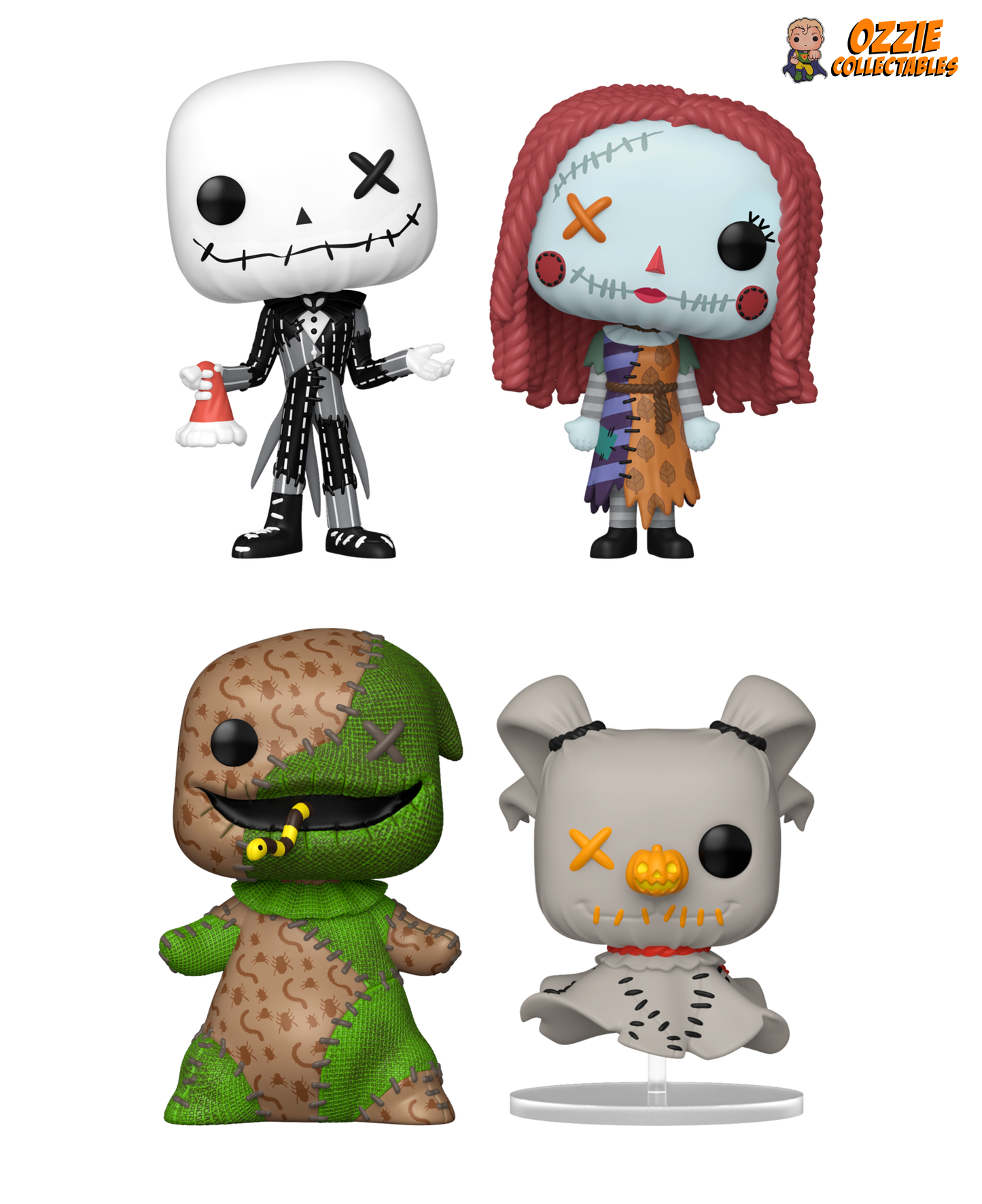 The Nightmare Before Christmas Patchwork Bundle - 4 POP! Vinyls