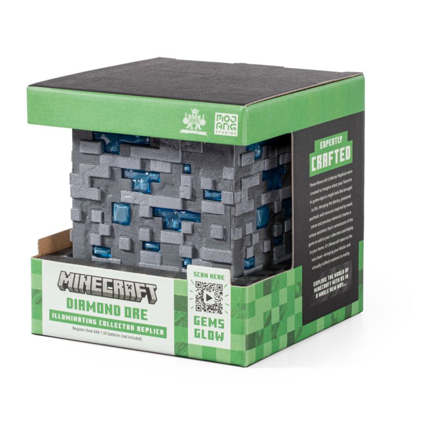Minecraft - Diamond Ore Illuminating Collector Replica