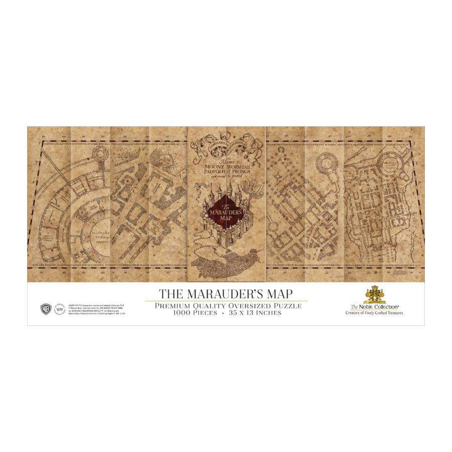 Harry Potter - Marauders Map 1000pc Jigsaw Puzzle