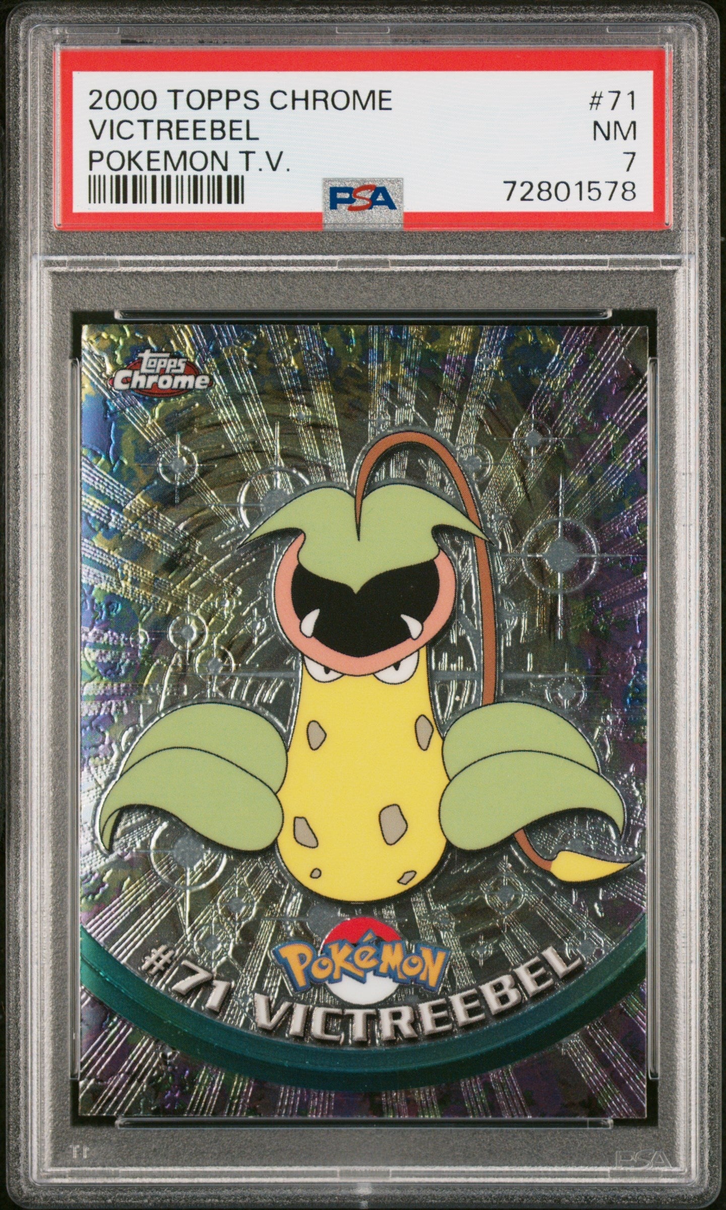 2000 Topps Chrome Pokemon T.V. - Victreebel - 71 - PSA 7 | Ozzie Collectables 2000 Topps Chrome Pokemon T.V. - Victreebel - 71 - PSA 7 | Ozzie Collectables