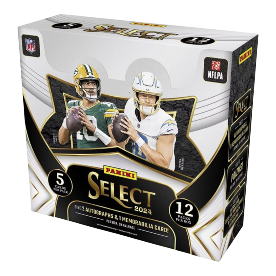 NFL - 2024 Select Football Hobby Trading Cards (Display of 12)