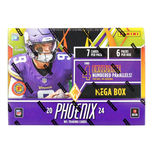 NFL - 2024/25 Phoenix International Mega Football Hobby Trading Cards (Display of 6)