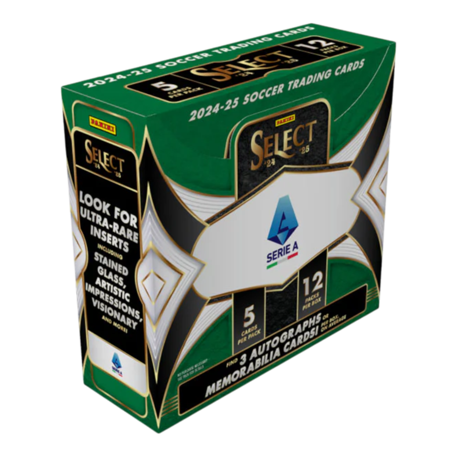 Soccer - 2024/25 Select Serie A Soccer Hobby Trading Cards (Display of 12)