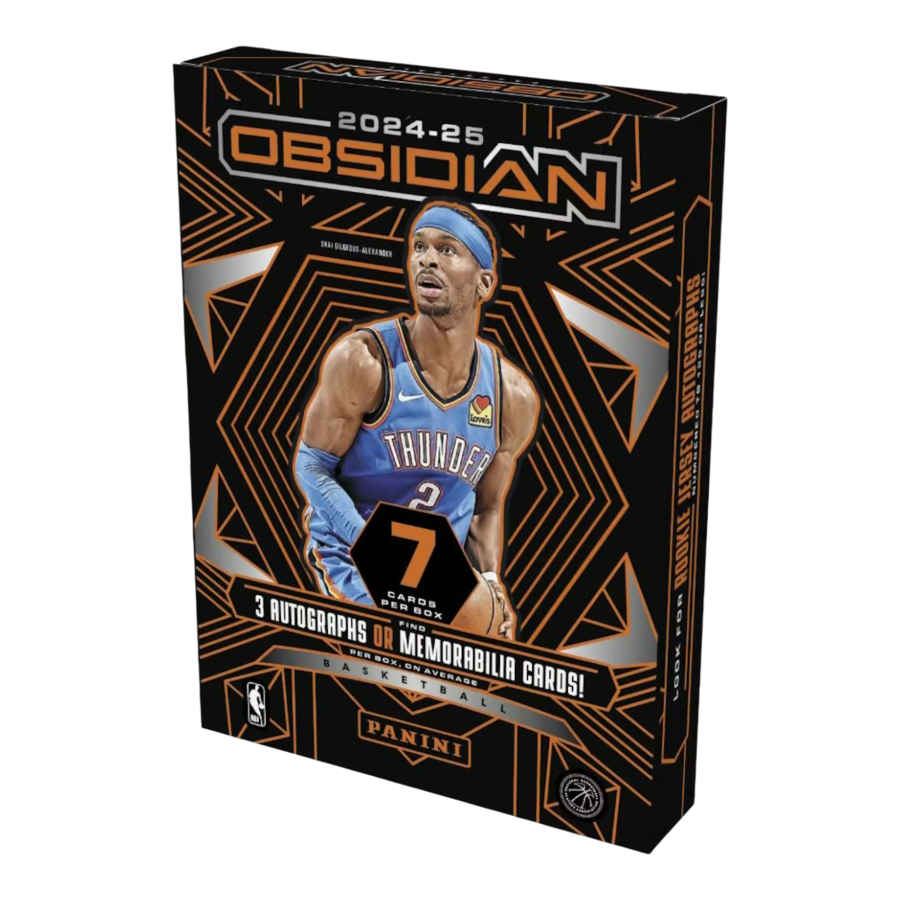 NBA - 2024-25 Obsidian Basketball Hobby Trading Cards (Display of 1)