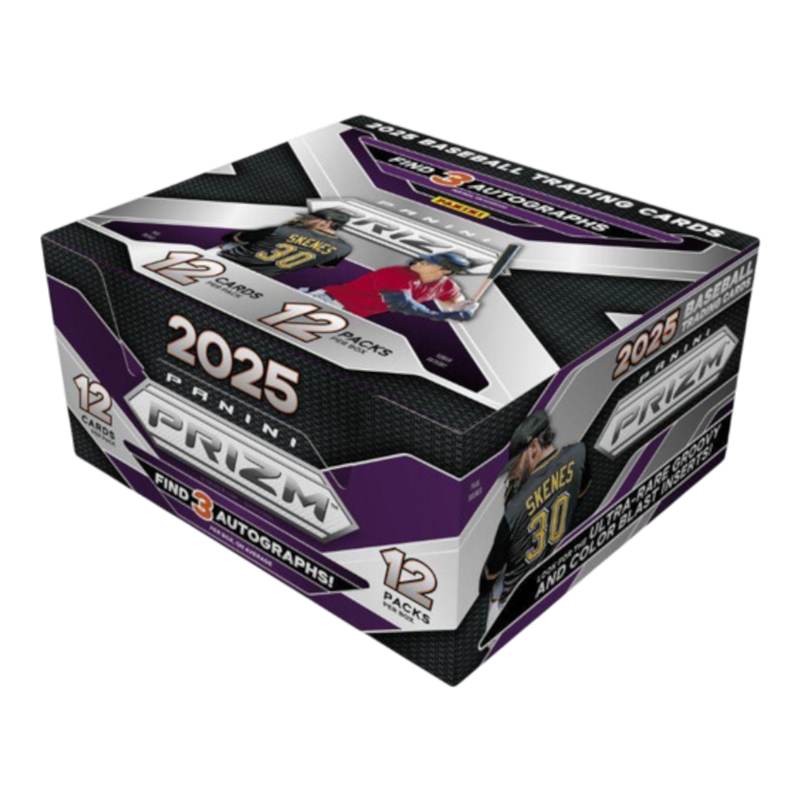 MLB - 2025 Prizm Baseball Hobby Trading Cards (Display of 12)