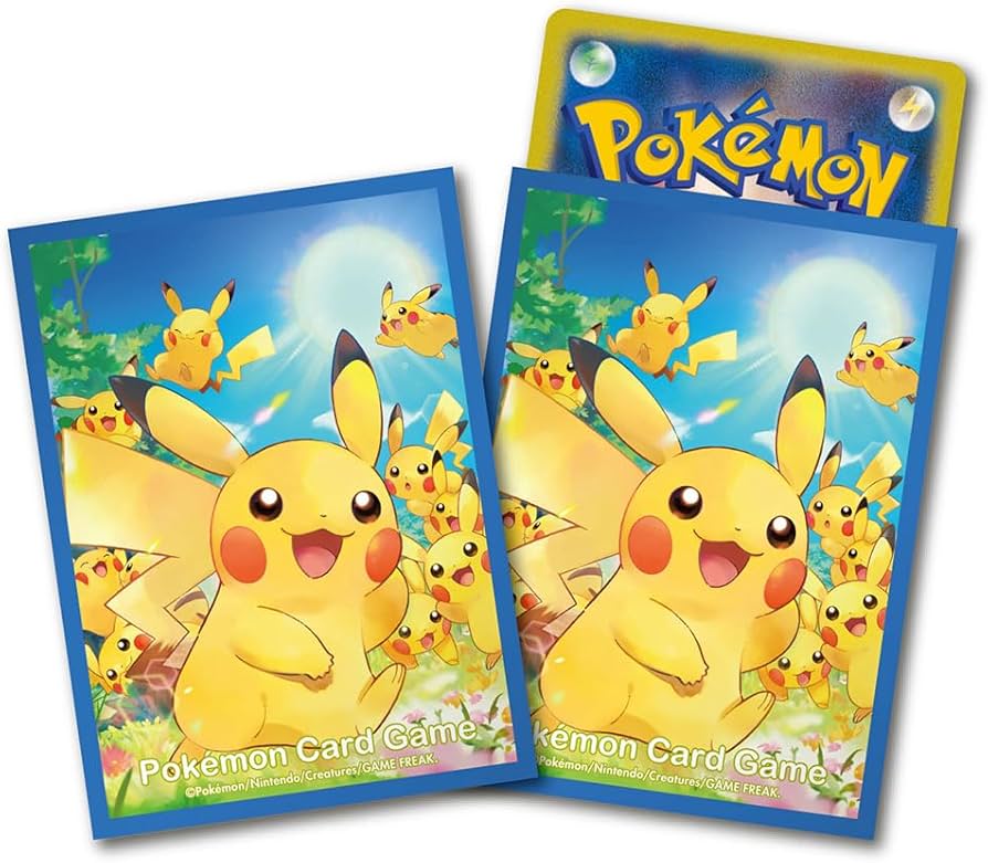 Japan Pokemon Center Exclusive - Pikachu Large Gathering Card Sleeves