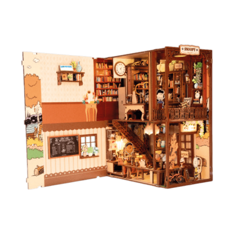 Peanuts - Snoopy Book Nook Construction Set
