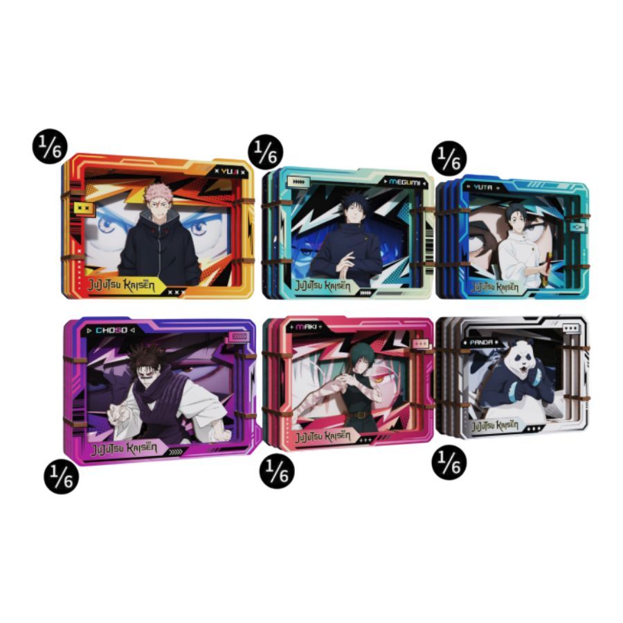 Jujutsu Kaisen - Series 3 Film Frame Wooden Gallery-Blind Box Assortment (Display of 6)