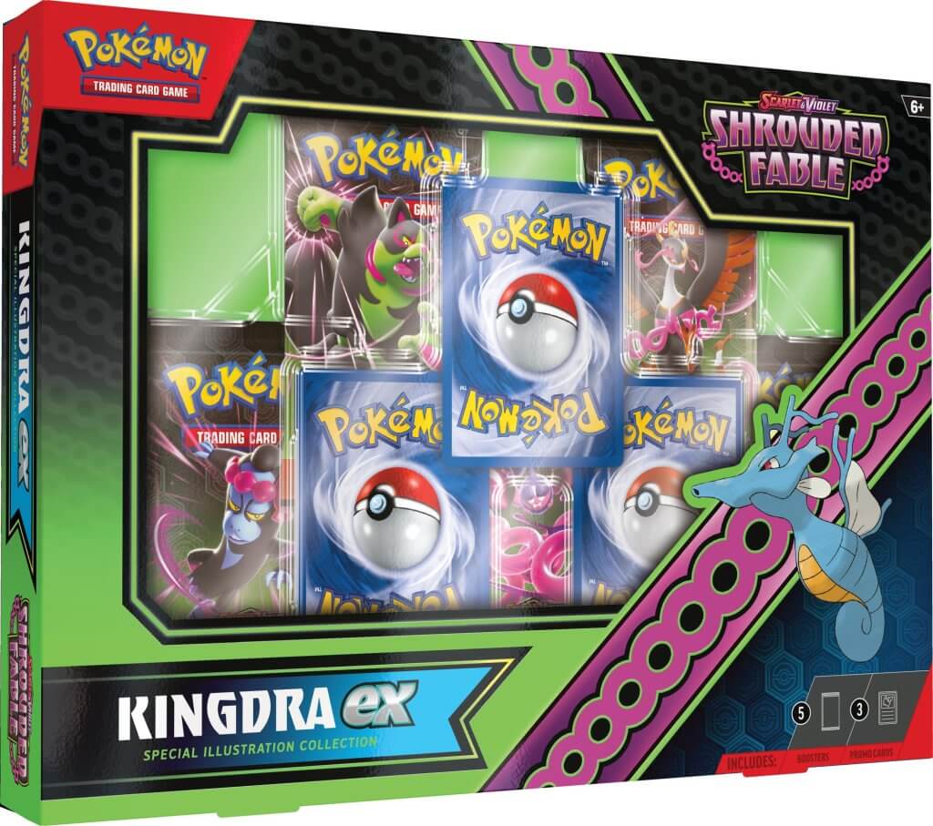 pokemon trading card game greninja POKÉMON TCG Scarlet & Violet 6.5 Shrouded Fable Kingdra/Greninja ex Special Collection