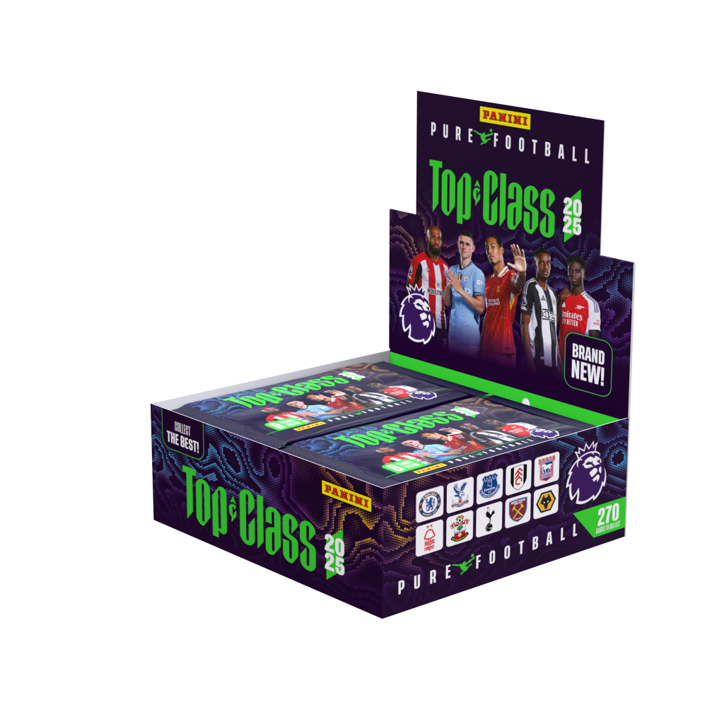 Panini EPL TOP Class 2025 Soccer Cards Booster Box