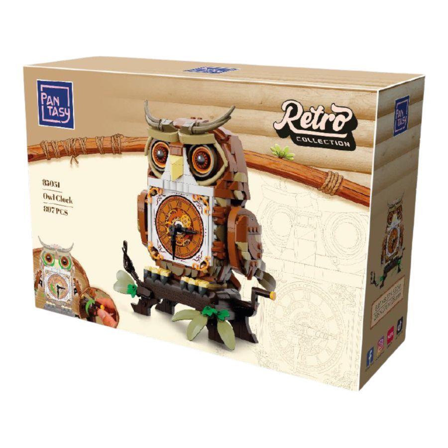 Retro Collection - Owl Clock Construction Set (897 Pcs)