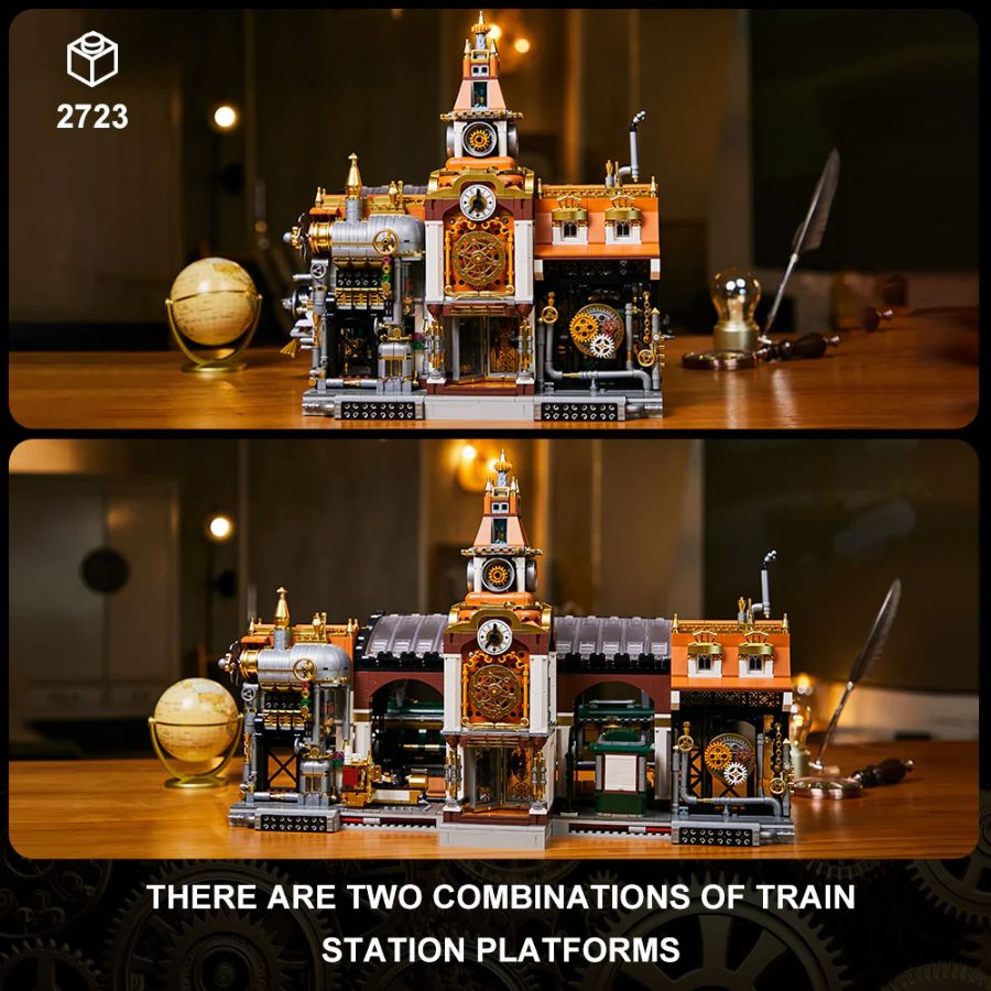 Joyride Series - Steampunk Train Station (2788 Pcs)