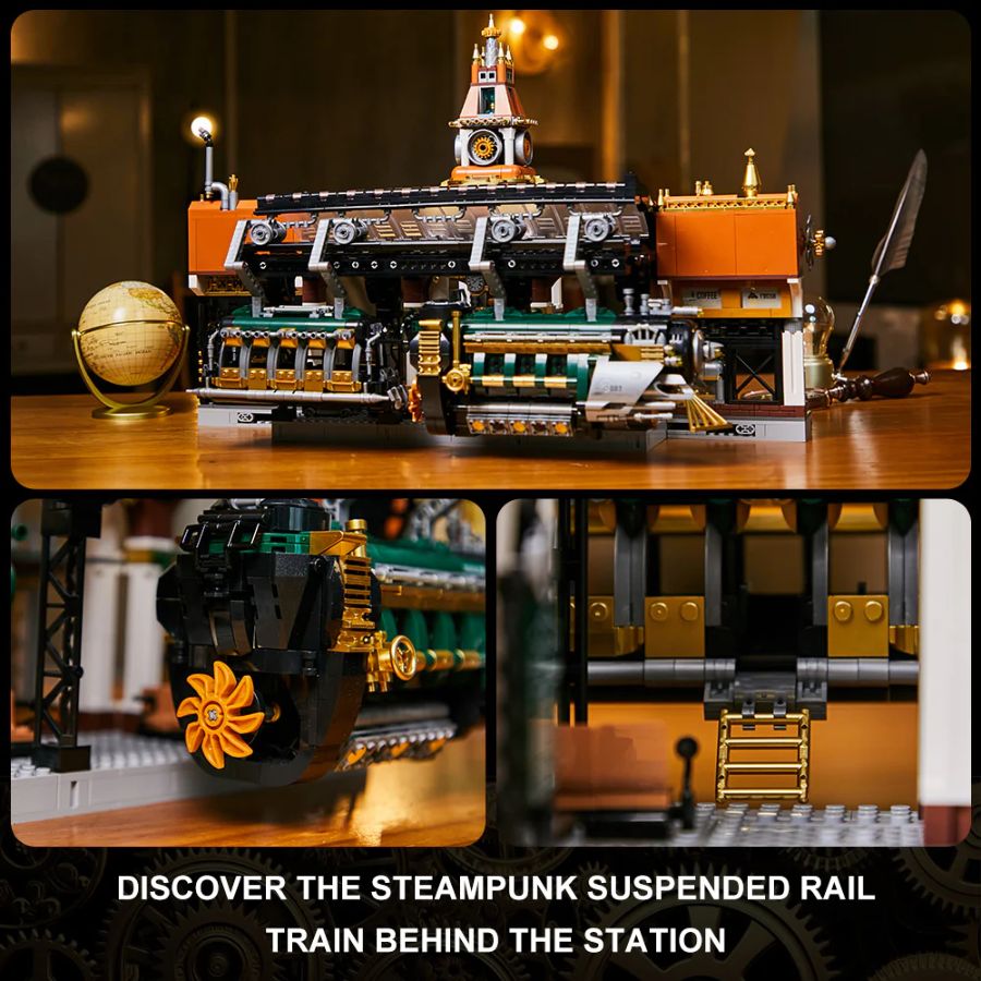 Joyride Series - Steampunk Train Station (2788 Pcs)