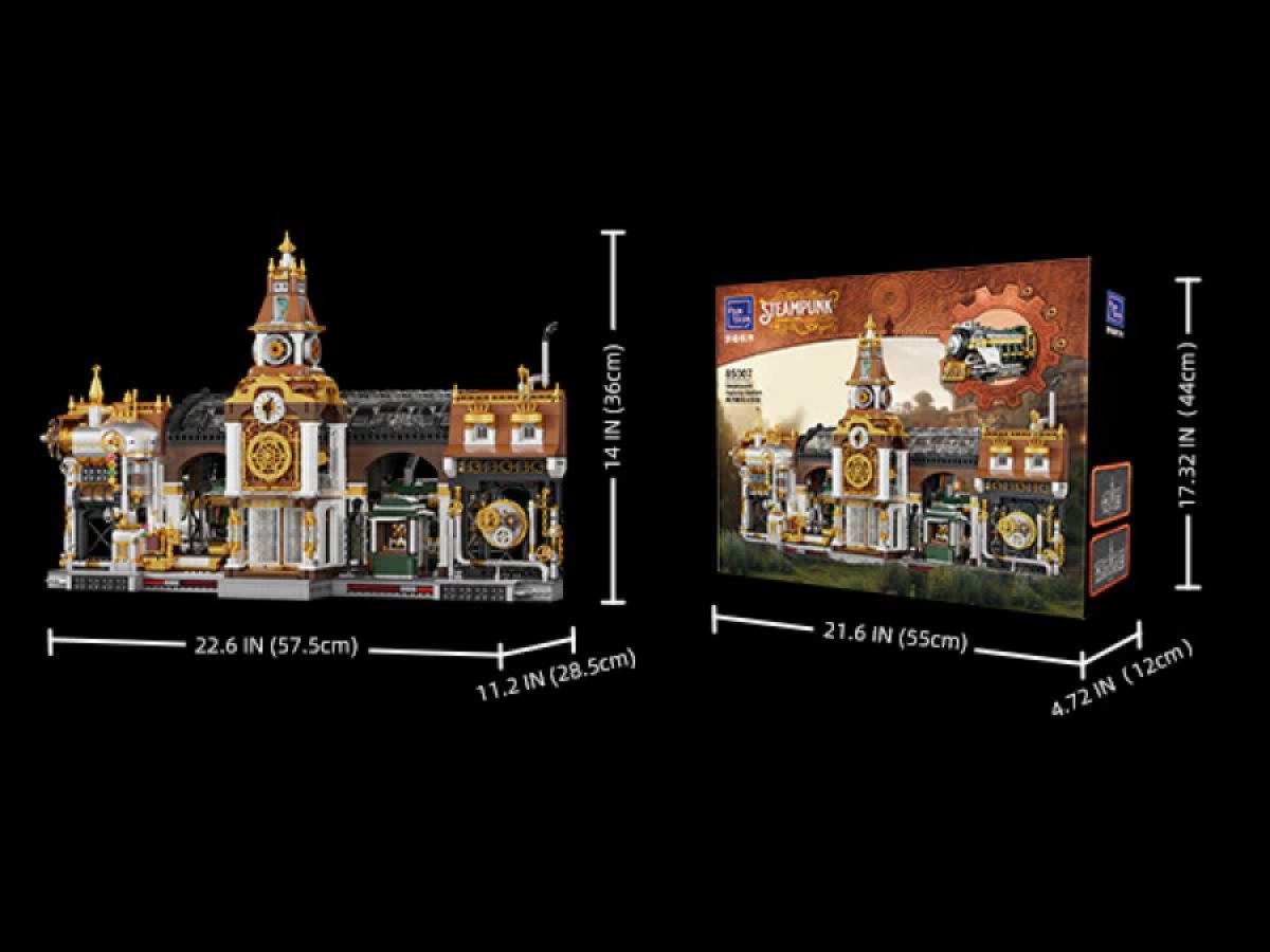 Joyride Series - Steampunk Train Station (2788 Pcs)