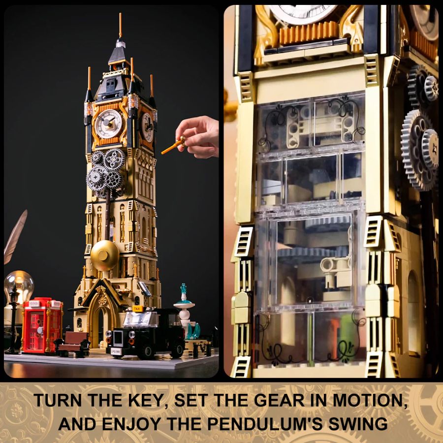 Joyride Series - Steampunk Bell Tower (2424 Pcs)