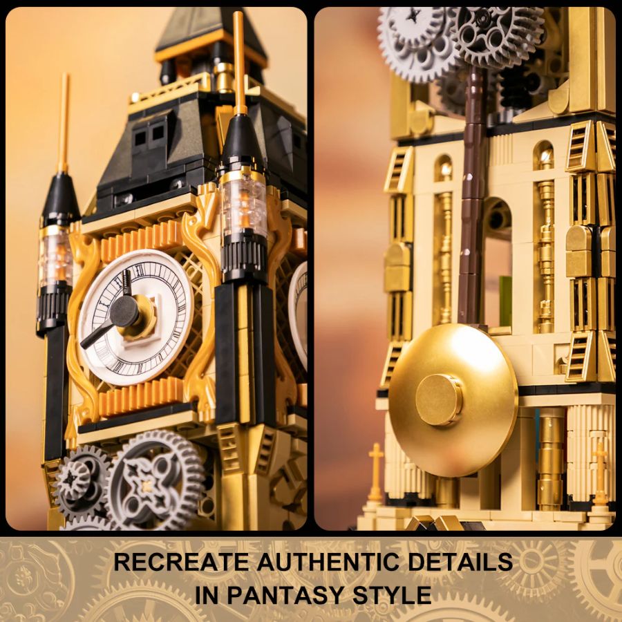 Joyride Series - Steampunk Bell Tower (2424 Pcs)