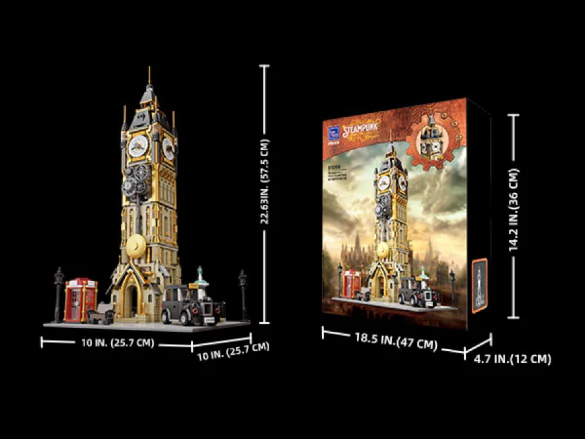 Joyride Series - Steampunk Bell Tower (2424 Pcs)