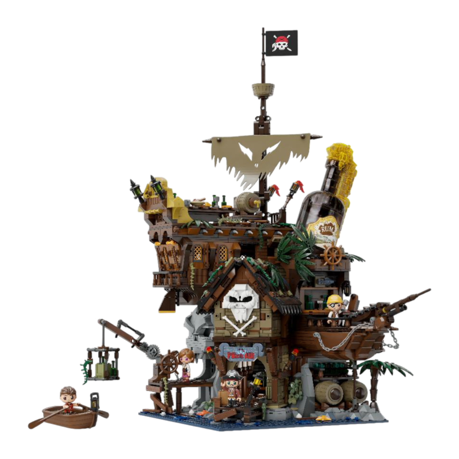 Retro Series - The Pirate's Pub Construction Set (2858 Piece Kit)