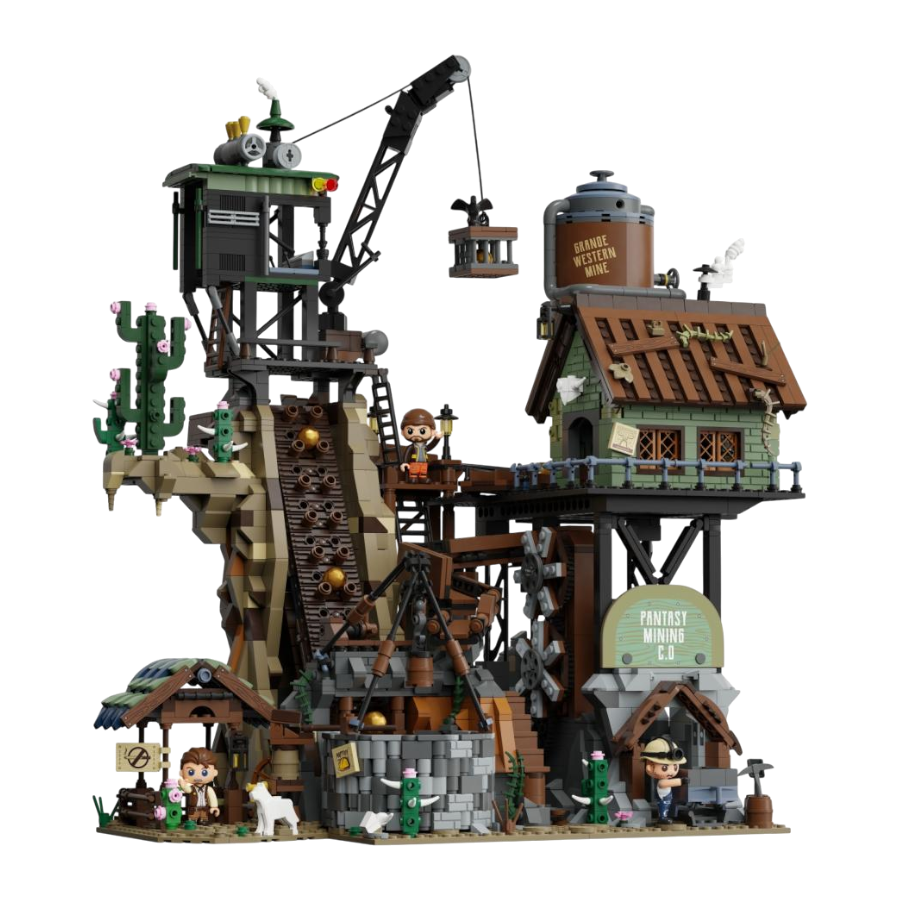 Retro Collection - Western Mine Construction Set (2990 Pieces)