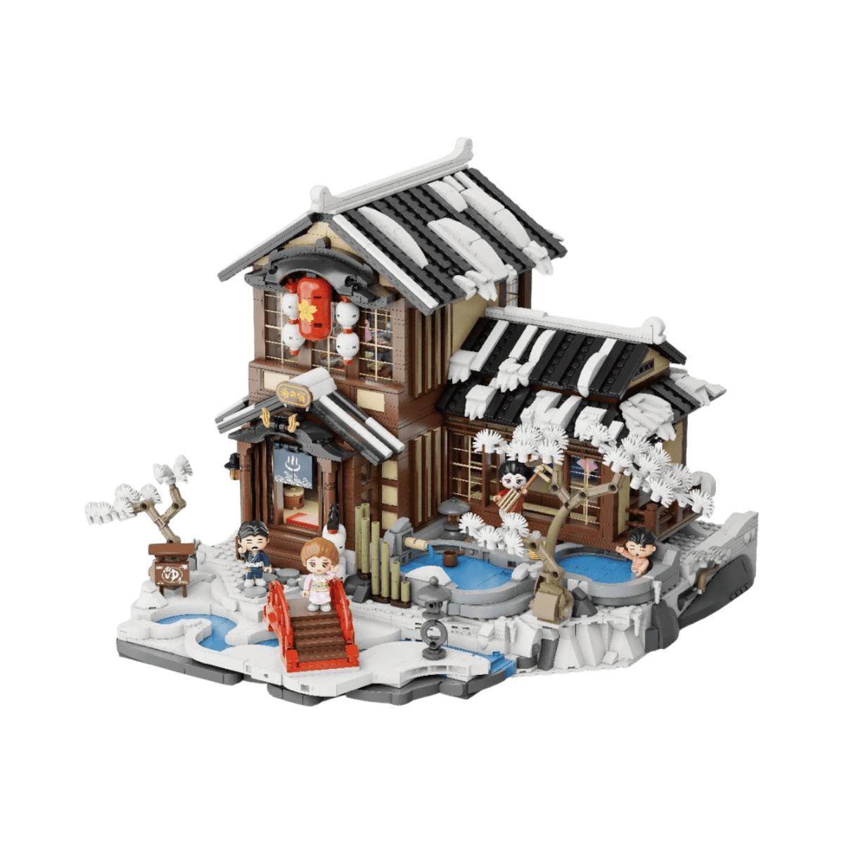 Retro Series - Japanese Onsen Construction Set (2847 Pieces)