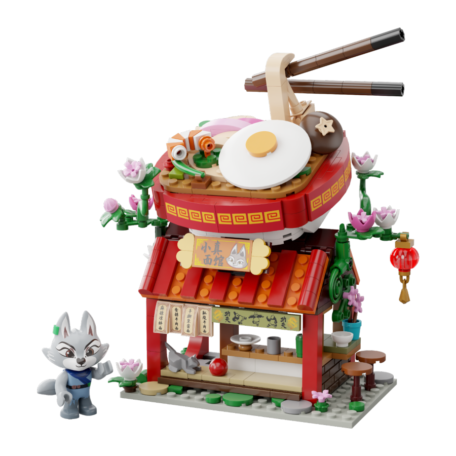 Kung Fu Panda - Zhens Noodle Restraurant Buildable Set (359pcs)