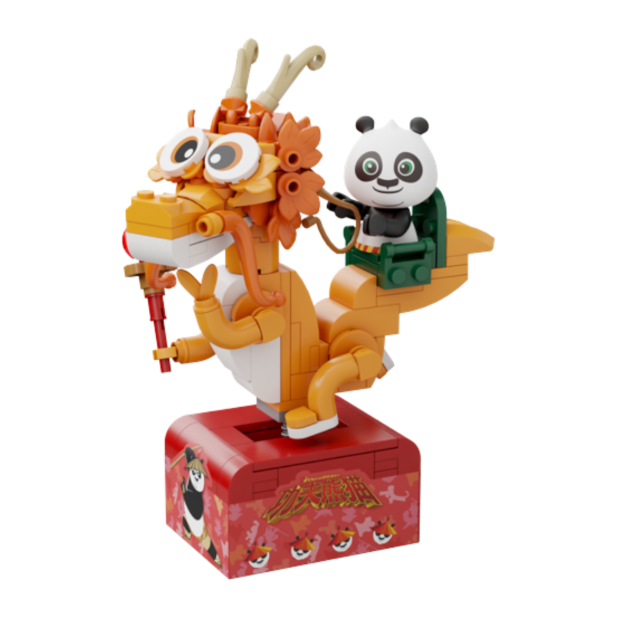 Kung Fu Panda - Po on SkateKart Buildable Figure (186pcs)