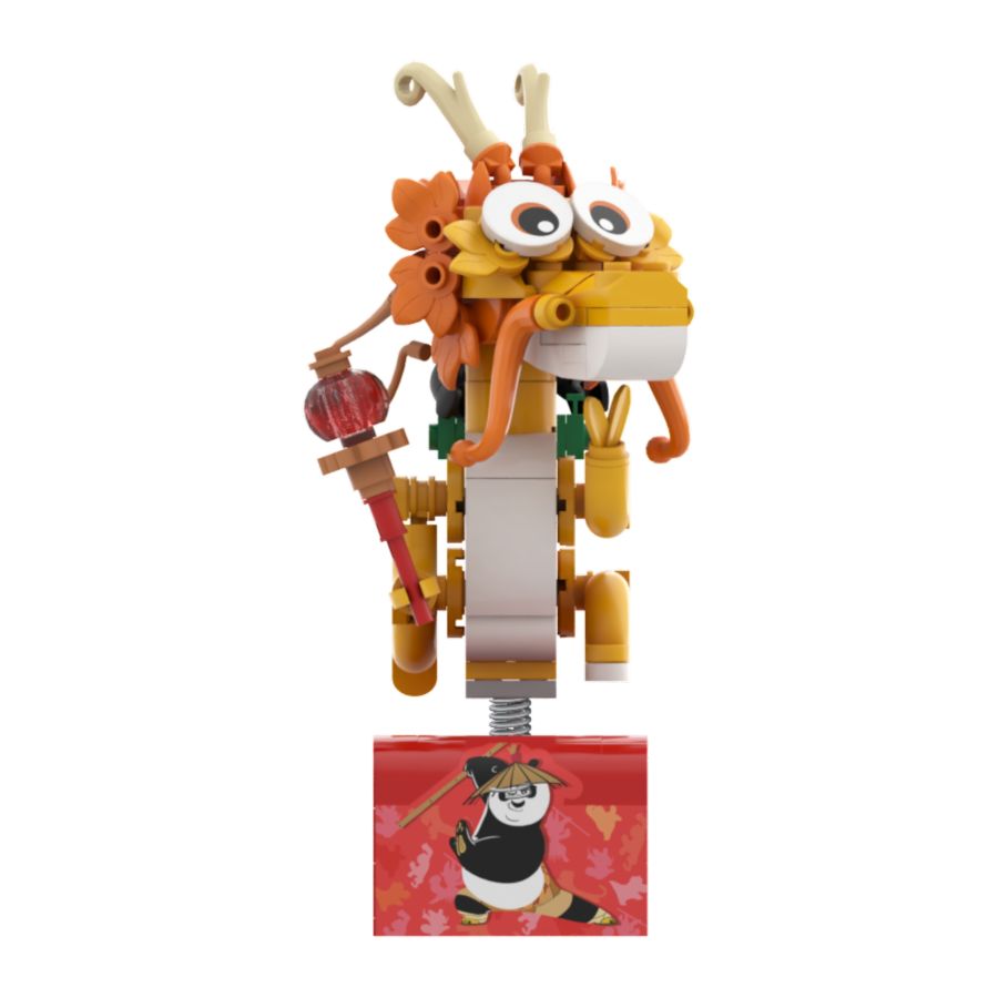 Kung Fu Panda - Po on SkateKart Buildable Figure (186pcs)
