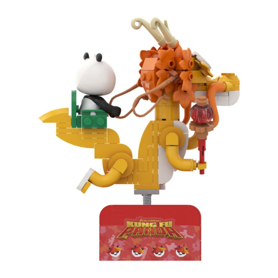 Kung Fu Panda - Po on SkateKart Buildable Figure (186pcs)