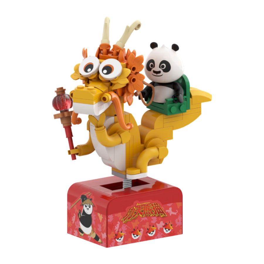 Kung Fu Panda - Po on SkateKart Buildable Figure (186pcs)