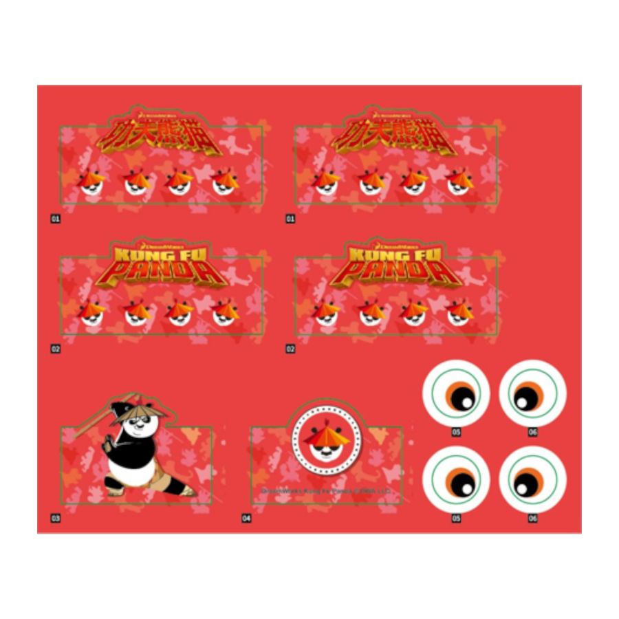 Kung Fu Panda - Po on SkateKart Buildable Figure (186pcs)