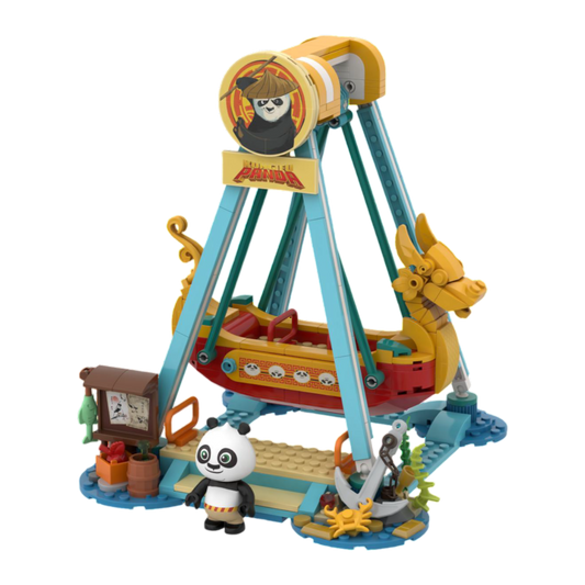 Kung Fu Panda - Adventure Park : Pirate Ship Ride (379 Piece Kit)