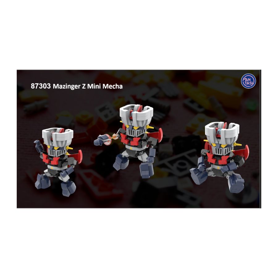 Mazinger Z - Mazinger Z Mini Mecha Construction Set (248 Piece Kit)