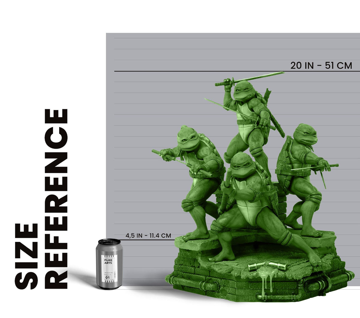 Teenage Mutant Ninja Turtles (1990) - Turtles 1:6 Scale Movie Diorama