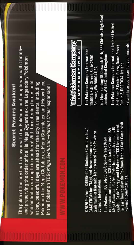 Perfect Order - Pokemon TCG: Mega Evolution ME03 Booster Box