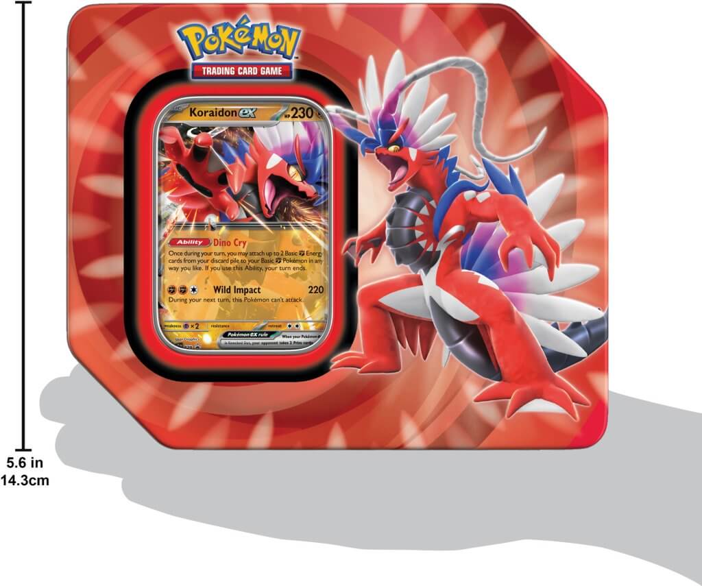 POKÉMON TCG - Koraidon ex Paldea Legends Tin