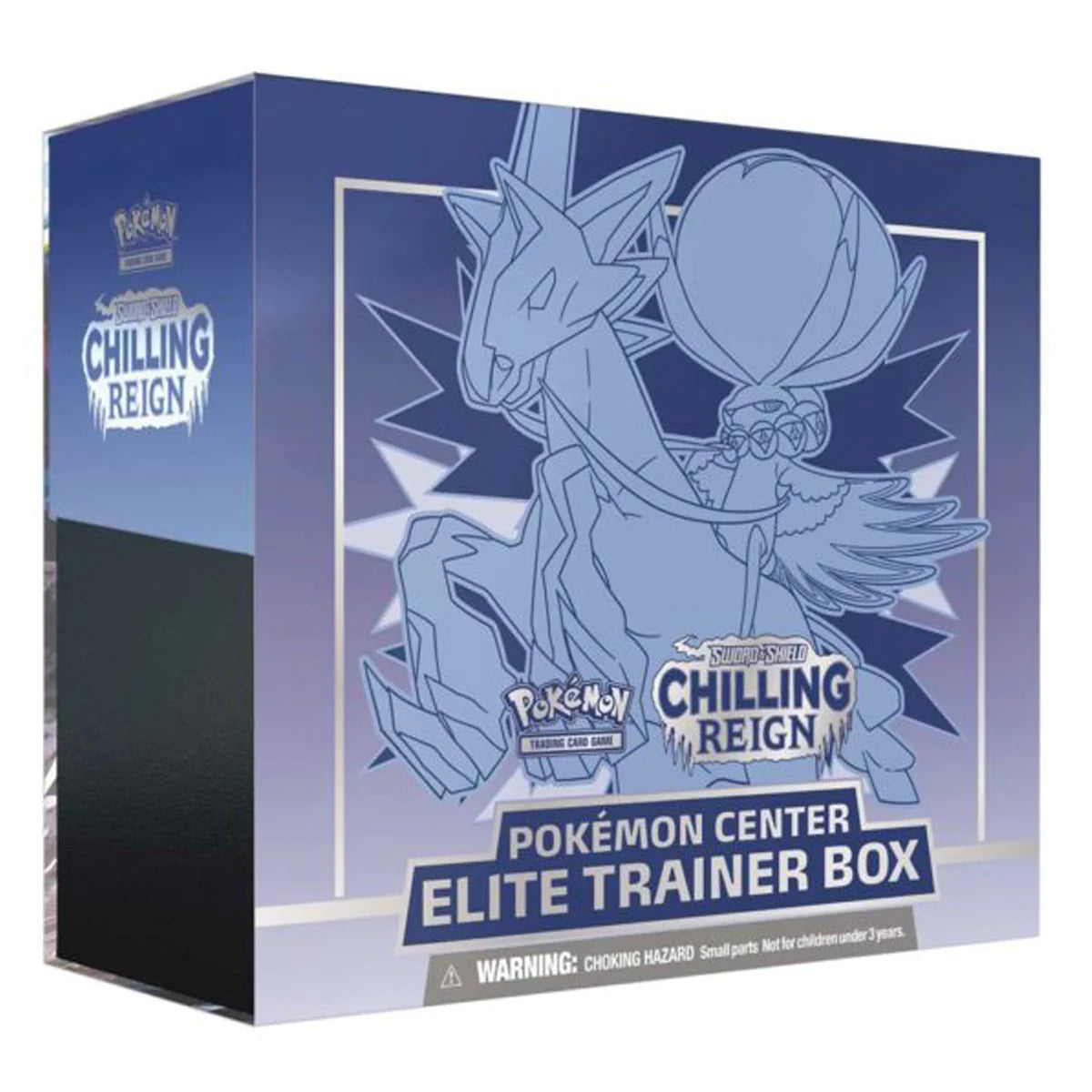 Ice Rider Calyrex - Pokémon TCG Sword & Shield: Chilling Reign Pokémon Center Elite Trainer Box