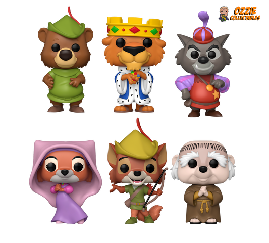 Robin Hood (1973) Bundle - 6 POP! Vinyls