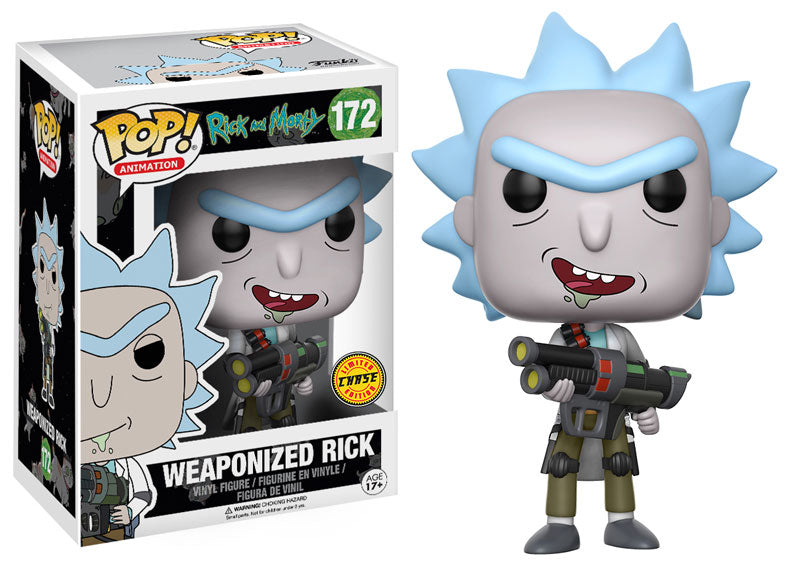 Rick and Morty - Rick Weaponized CHASE Pop! Vinyl #172