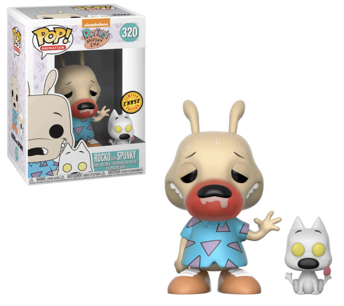 Rocko's Modern Life - Rocko With Spunky CHASE Pop! Vinyl #320