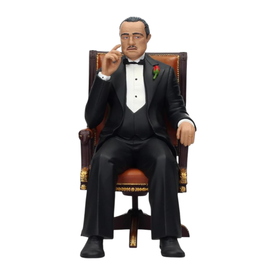 Godfather - Vito Corleone in Chair Figure | Ozzie Collectables Godfather - Vito Corleone in Chair Figure | Ozzie Collectables