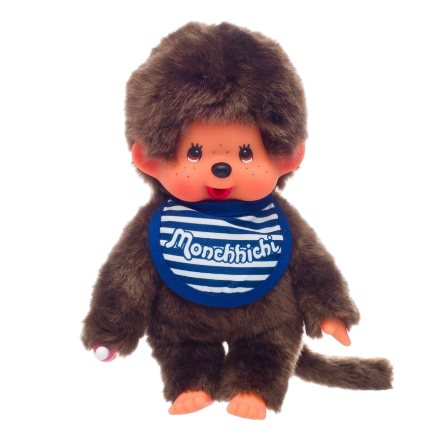 Monchhichi - Sailor Boy With Bib Blue Plush Doll