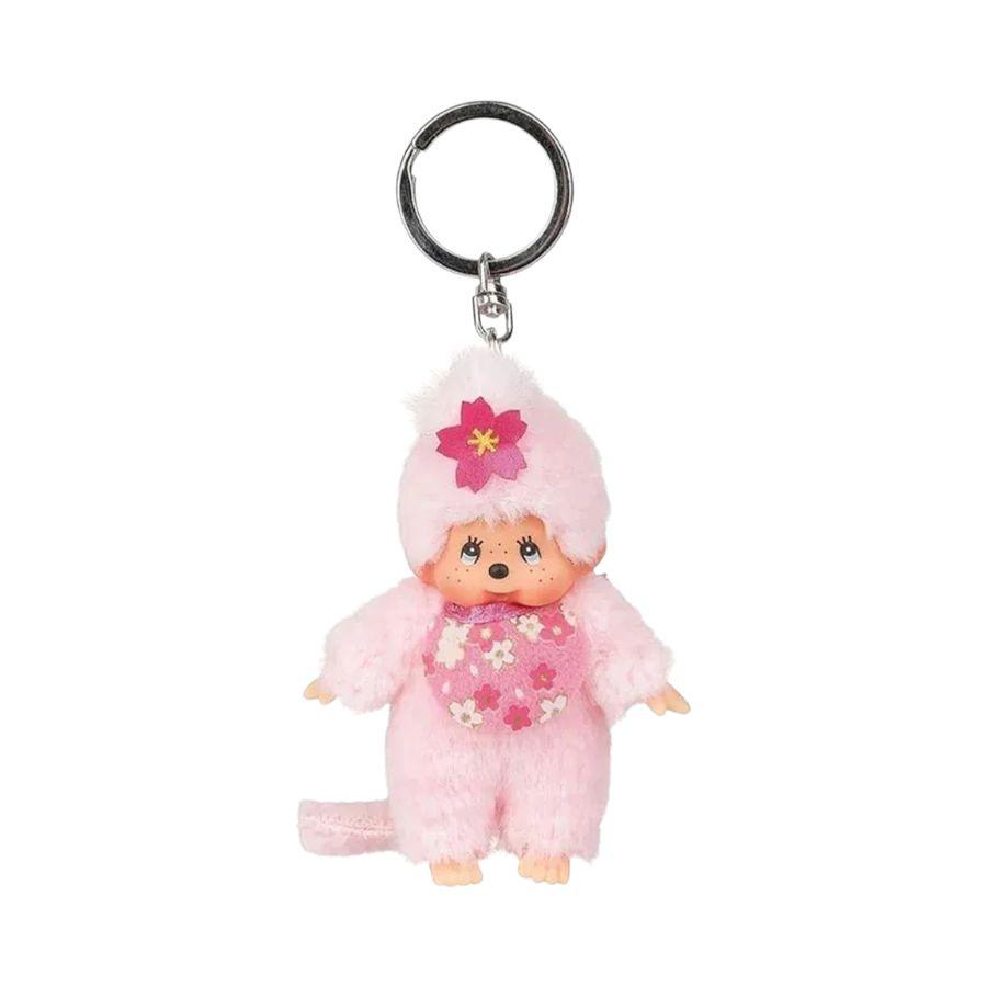 Monchhichi - Cherry Blossom Keychain