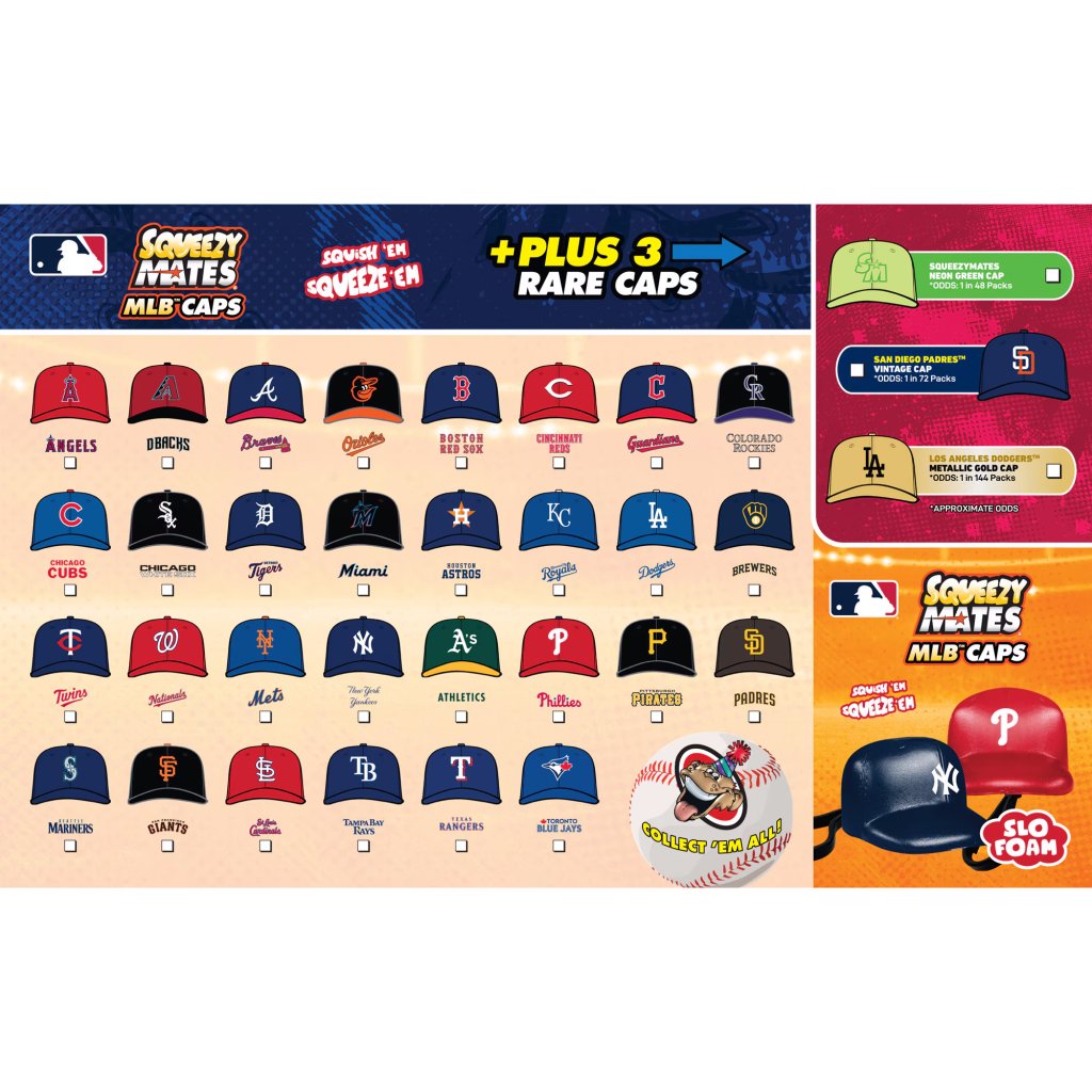 SqueezyMates MLB Caps Blind Bag