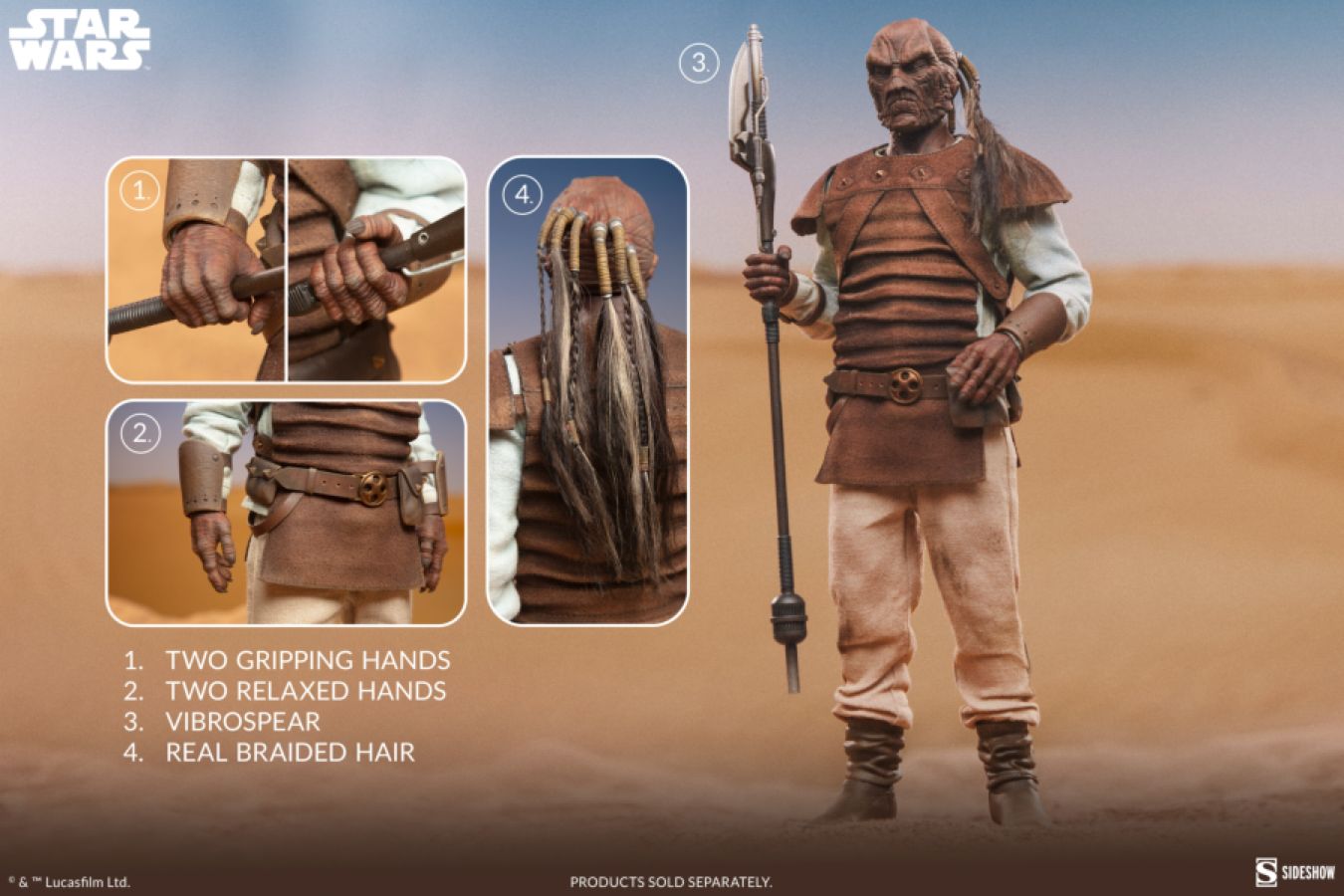 Star Wars: Return of The Jedi - Pagetti Rook 1:6 Scale Action Figure