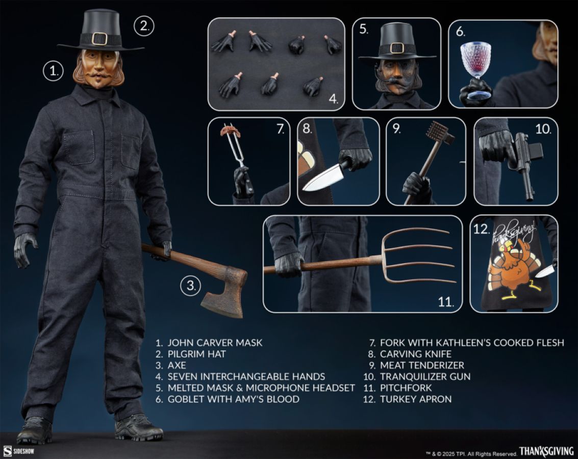 Thanksgiving (2023) - John Carver 1:6 Scale Collectable Action Figure