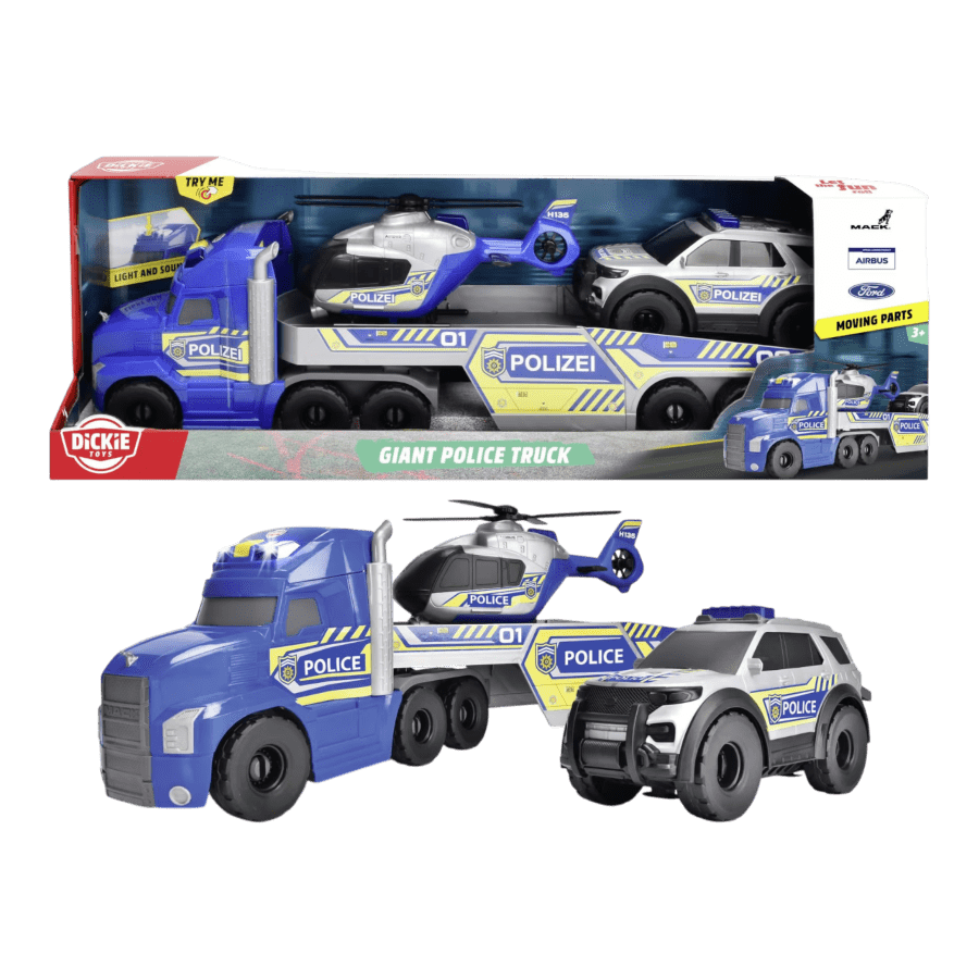 Dickie Toys - Giant Police Truck 70cm