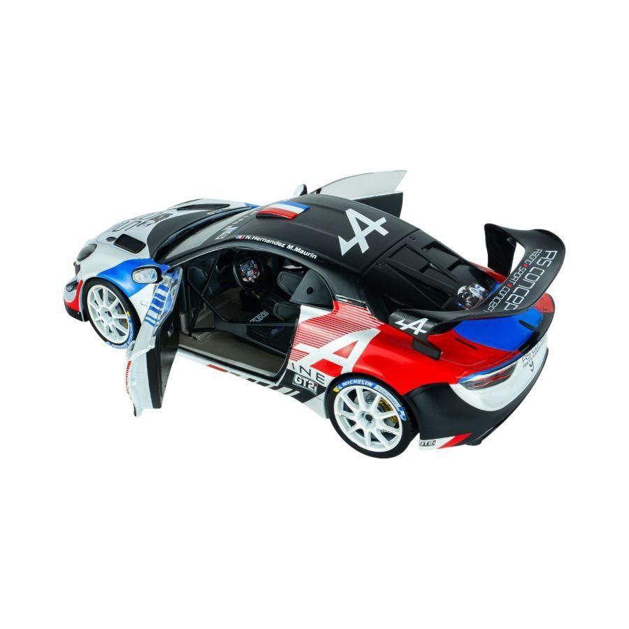 Solido Cars - 1:18 2025 Alpine A110 RGT+ #9 N.Hernandez/M.Maurin Rallye Diecast Vehicle
