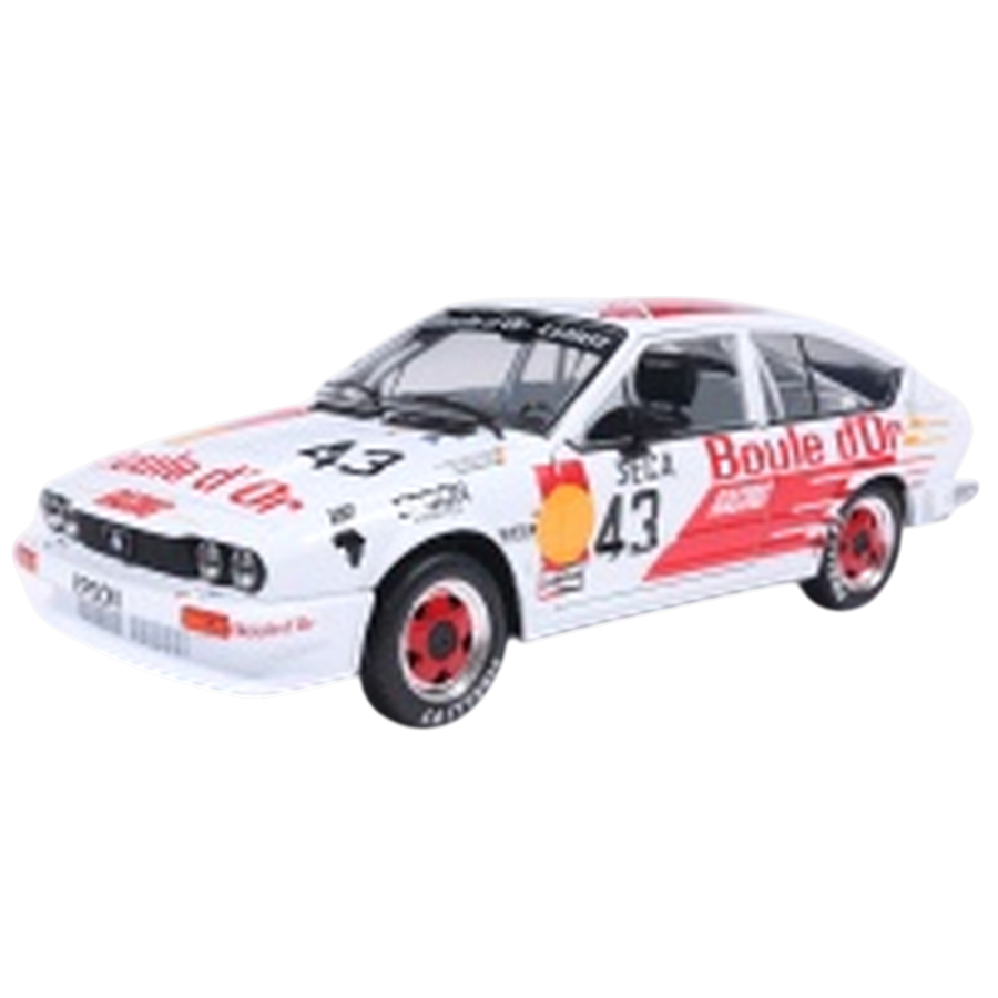 Solido - 1:18 Alfa Romeo GTV6 White 43 B.De Dryver/ F-X.Boucher / L.Boucher 24H DE SPA (1985)